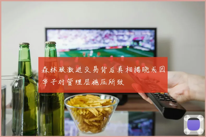森林狼激进交易背后真相揭晓或因华子对管理层施压所致